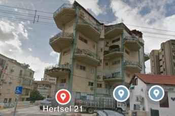 Сдам 2х-комнатную на Hertsel 21, Hadera за 3500 ₪
